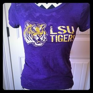 LSU Burn out Tee